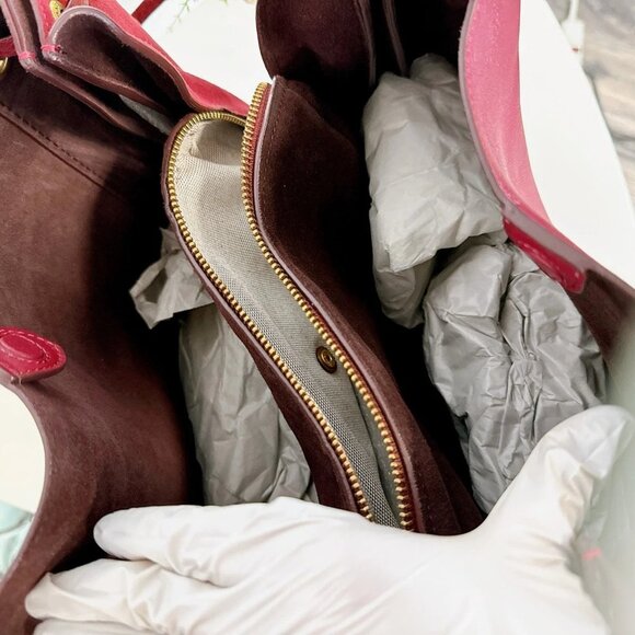 Coach 53352 Harmony Hobo IN Deep Red - Picture 6 of 8